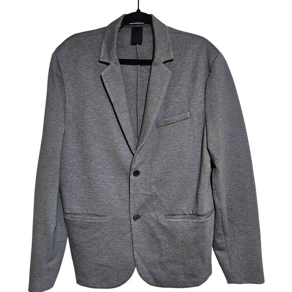 46R Mens Grey Blazer Jacket H&M Slim Fit Button  Stylish Design Lightweight - Picture 1 of 13
